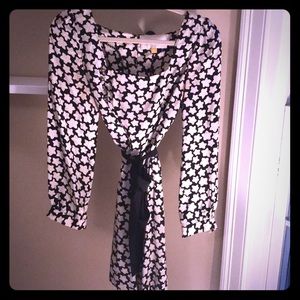 Leifsdottir silk belted tunic